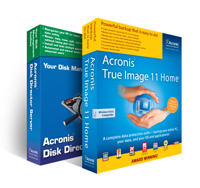 Acronis True Image 11 Home + Acronis Disk Director Suite 10.0 for $70 